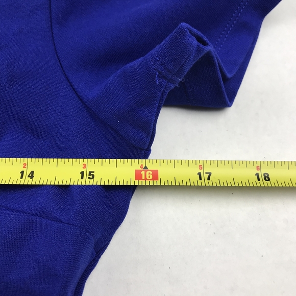 Forever 21 Short Sleeve Blue Fitted Dress - Picture 4 of 6